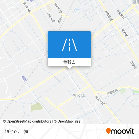 恒翔路地图