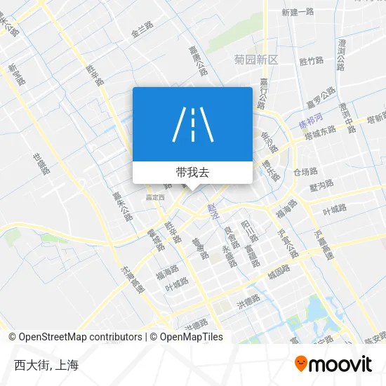 西大街地图