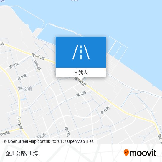 蕰川公路地图