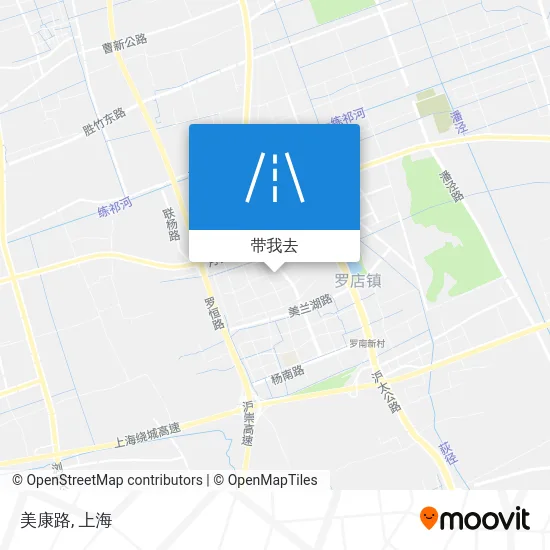 美康路地图