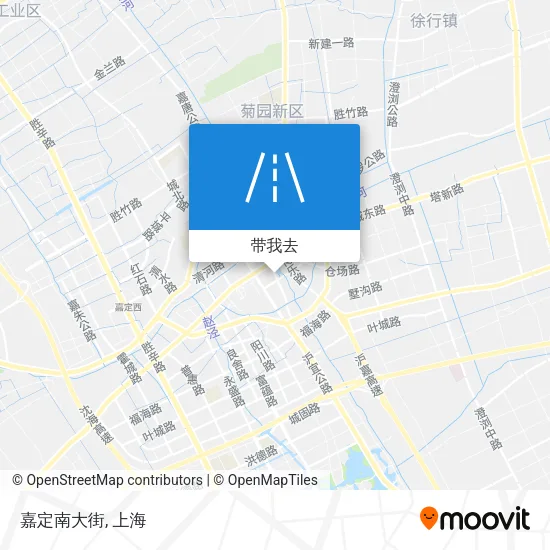 嘉定南大街地图