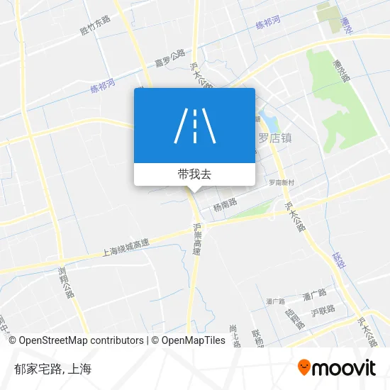 郁家宅路地图