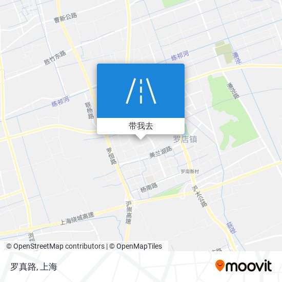 罗真路地图