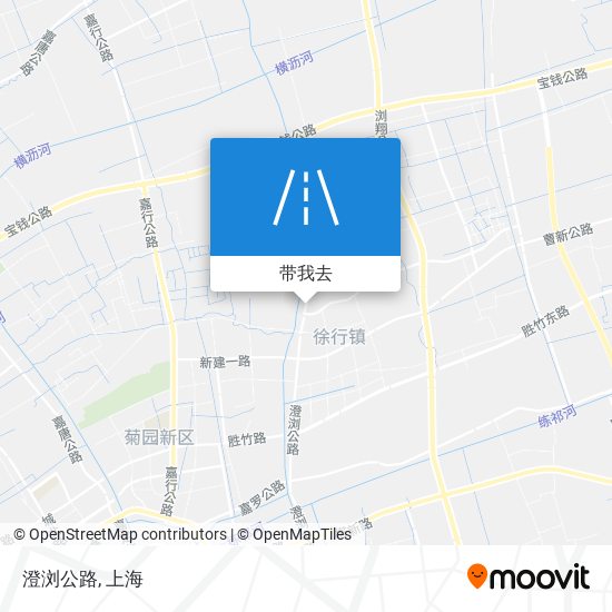 澄浏公路地图