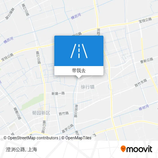 澄浏公路地图