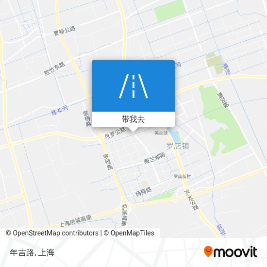 年吉路地图