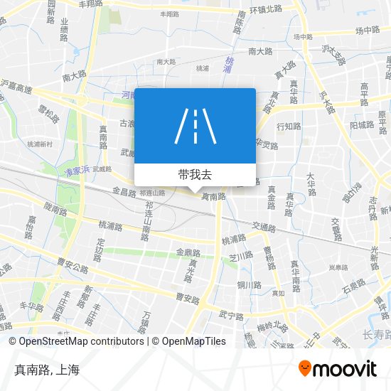 真南路地图