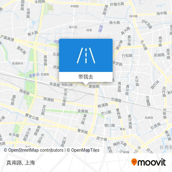 真南路地图
