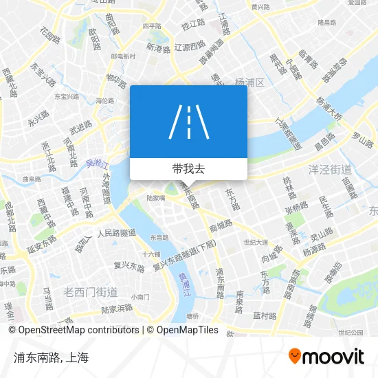 浦东南路地图