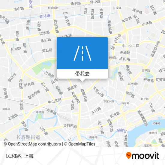 民和路地图