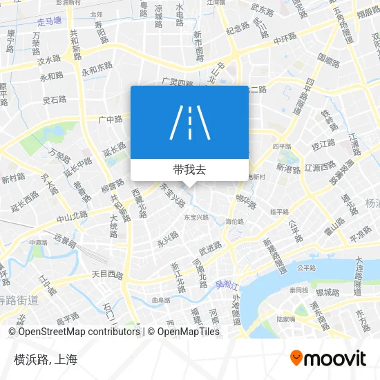 横浜路地图