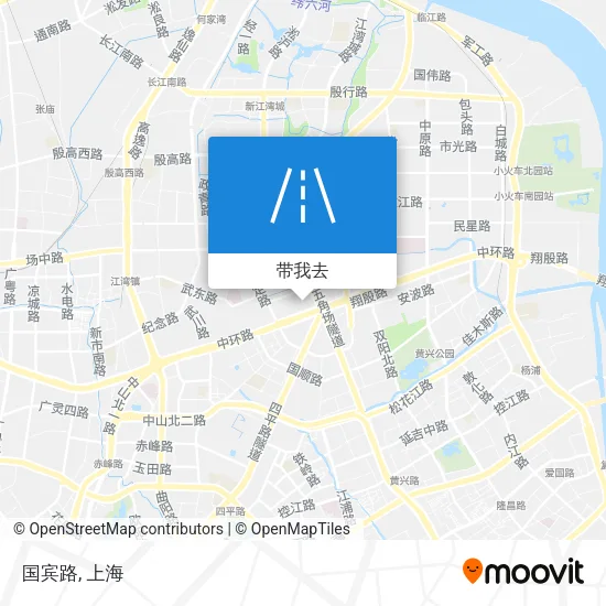 国宾路地图