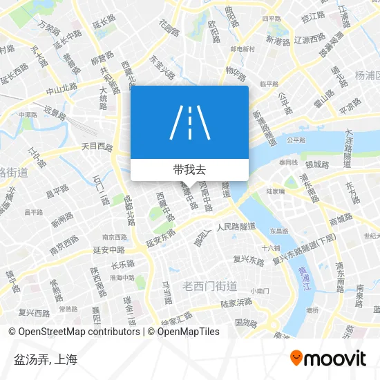 盆汤弄地图