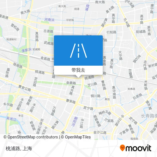 桃浦路地图