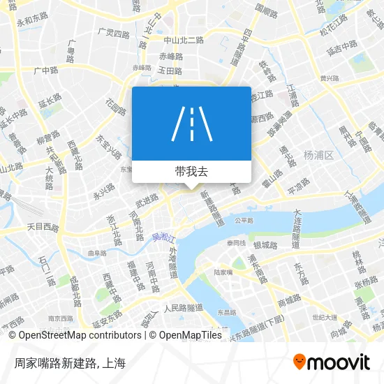 周家嘴路新建路地图
