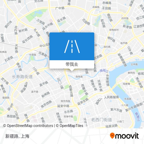 新疆路地图