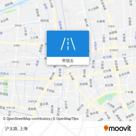沪太路地图