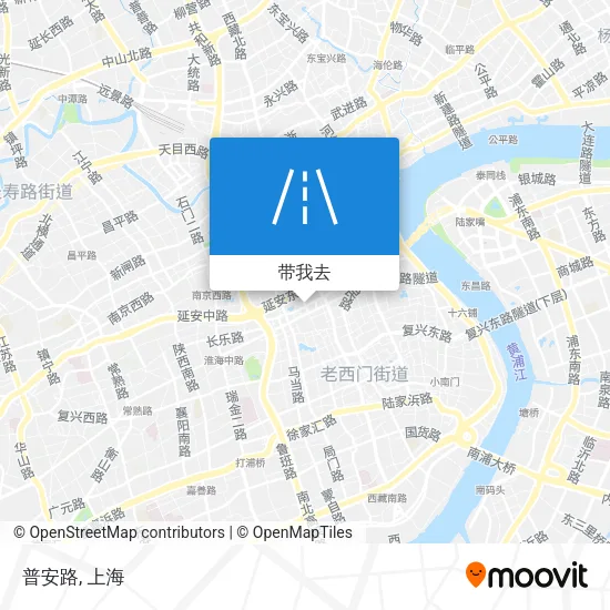 普安路地图