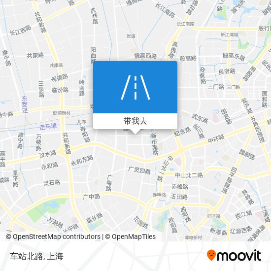 车站北路地图