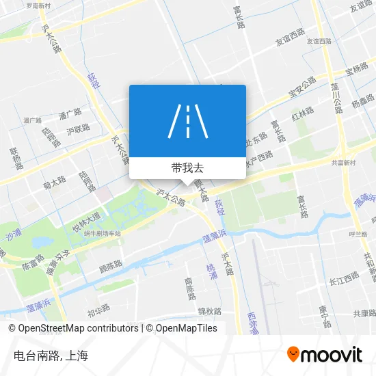 电台南路地图