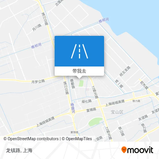 龙镇路地图