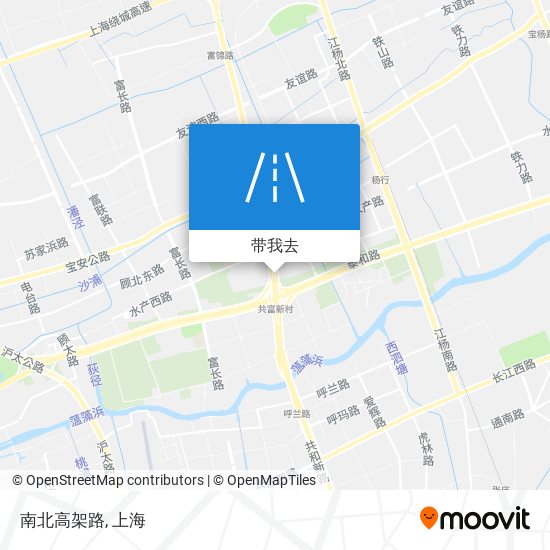 南北高架路地图