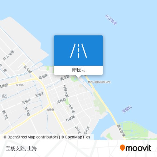 宝杨支路地图