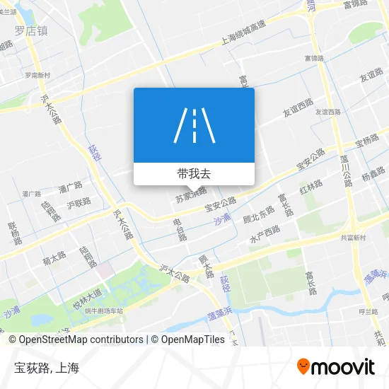 宝荻路地图
