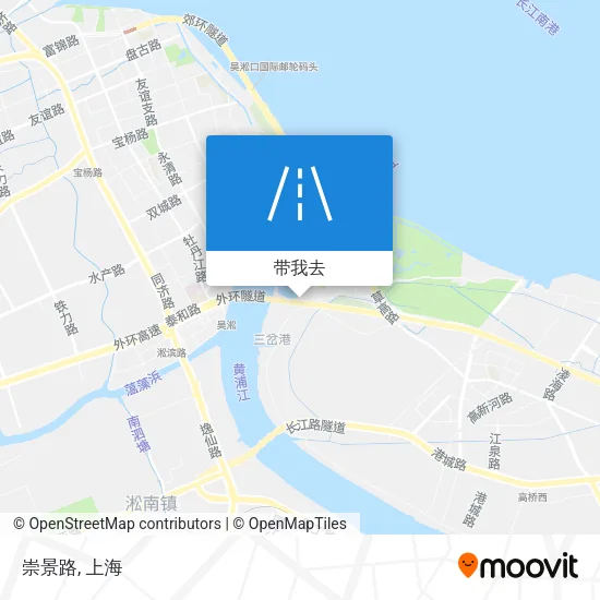 崇景路地图