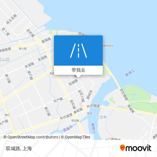 双城路地图