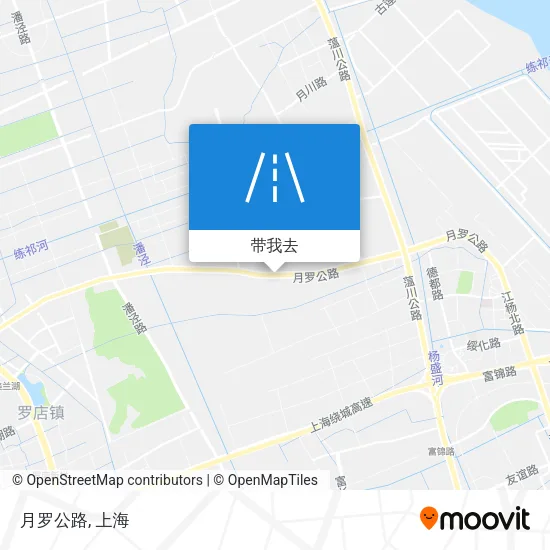 月罗公路地图