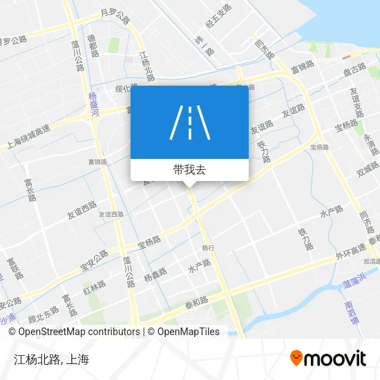 江杨北路地图