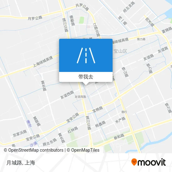 月城路地图