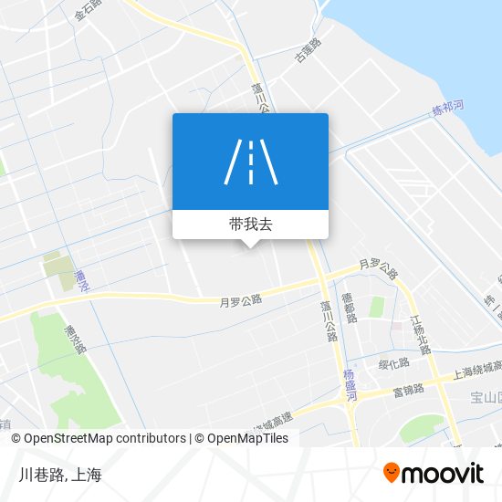 川巷路地图