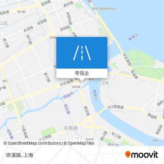 班溪路地图