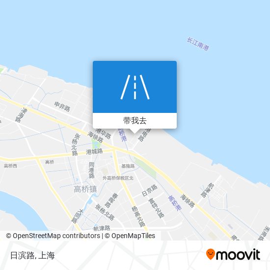 日滨路地图