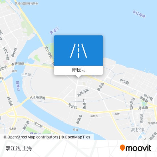 双江路地图