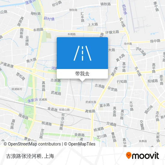 古浪路张泾河桥地图