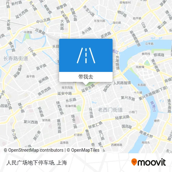 人民广场地下停车场地图
