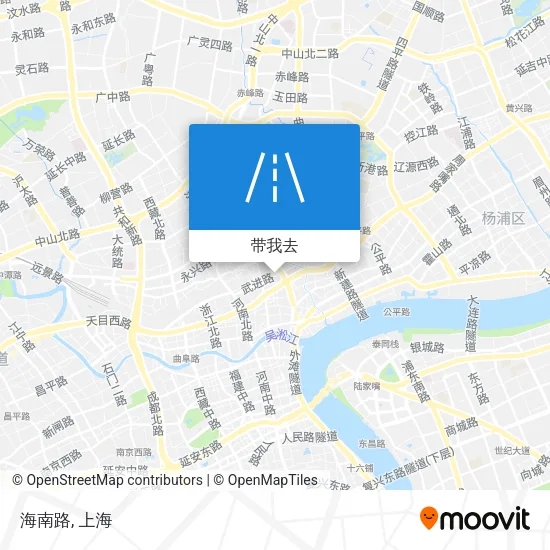 海南路地图