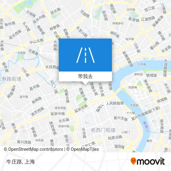 牛庄路地图
