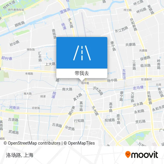 洛场路地图