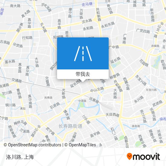 洛川路地图