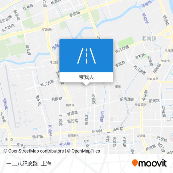 一二八纪念路地图