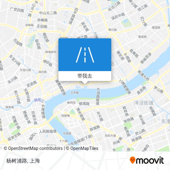 杨树浦路地图