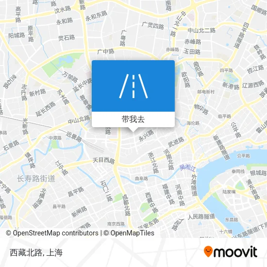 西藏北路地图