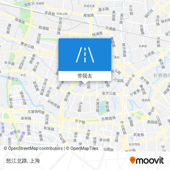 怒江北路地图