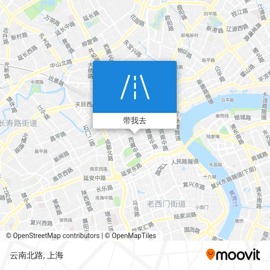 云南北路地图