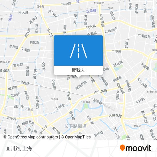宜川路地图