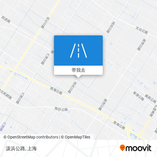 汲浜公路地图